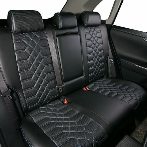 Авточехлы "КОБРА". Индивидуальный пошив для Pontiac Vibe. Экокожа. Алькантара.