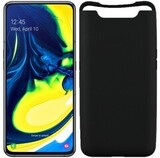 Силиконовый чехол Mat TPU матовый для Samsung Galaxy A90 (Черный)