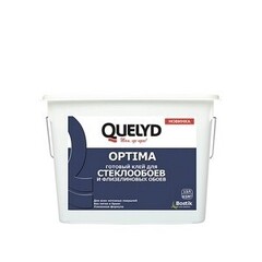 Клей Quelyd Optima для стеклообоев 15л готовый