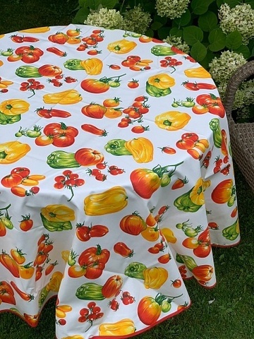 Скатерть 180см Vallesusa Verdura белая