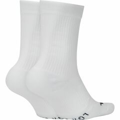 Теннисные носки Nike Multiplier Crew 2PR Cushion - white/white