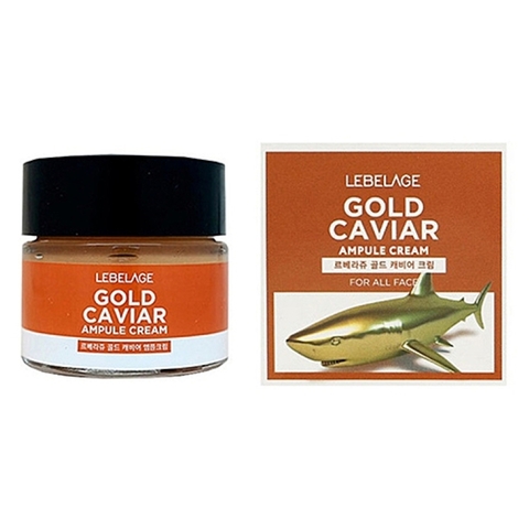 Lebelage Ampule Cream Gold Caviar Ампульный крем для лица с экстрактом икры