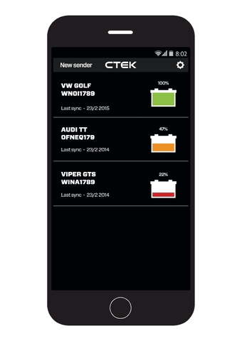 Android и iOS монитор состояния АКБ CTEK CTX BATTERY SENSE