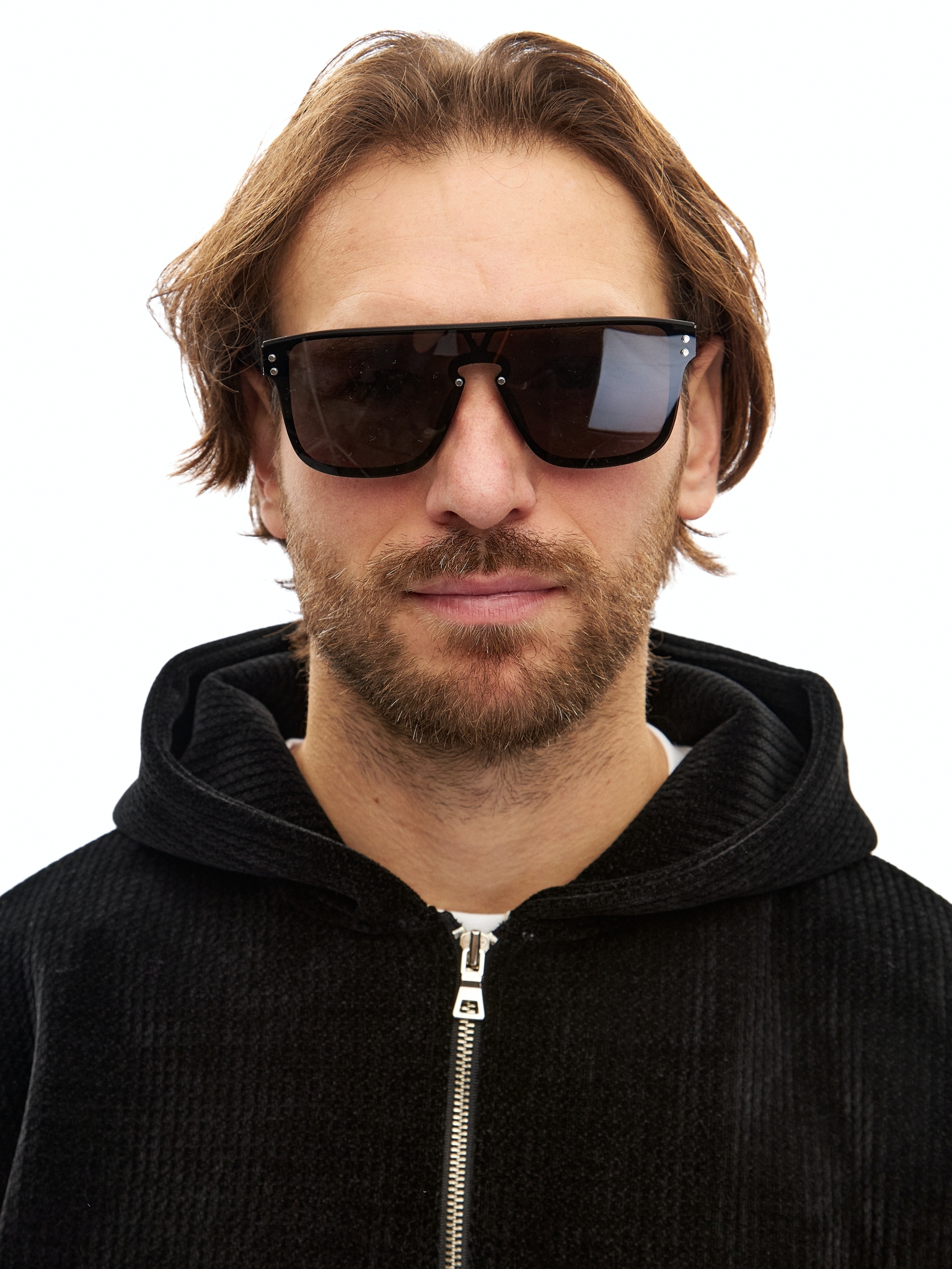 Черный спортивный костюм Hand Made из велюра