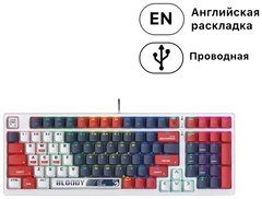 Клавиатура Bloody S98 Sports Navy белый
