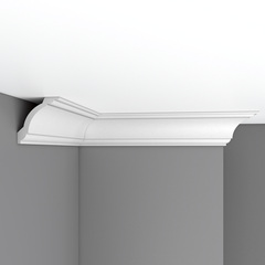 Плинтус потолочный гладкий Decomaster 96620 80х84х2400мм