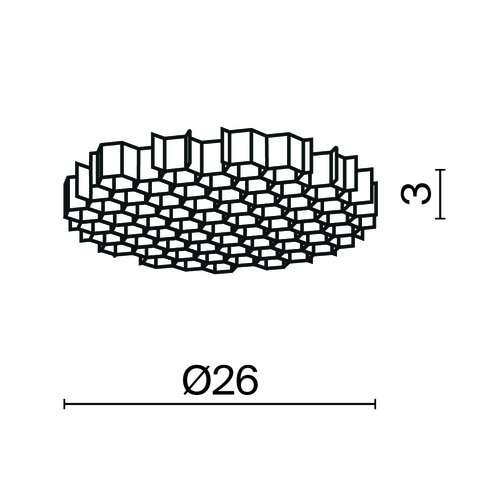 Комплектующие для светильника Maytoni HoneyComb-D26