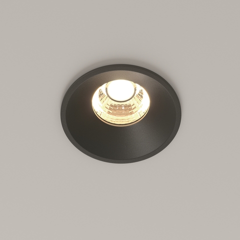 Встраиваемый светодиодный светильник Maytoni Round DL058-7W3K-B