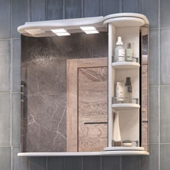 Шкаф навесной с зеркалом Callao 700 с поворотной полкой