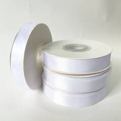 Лента Атласная (1,2см*22,85м) Белый.