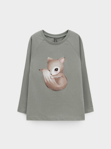 лонгслив  для девочки  КР 302904/хаки 6206 к663