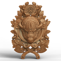 Силиконовый молд № 0702 Бык