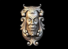 Силиконовый молд № 0089 Маскарон