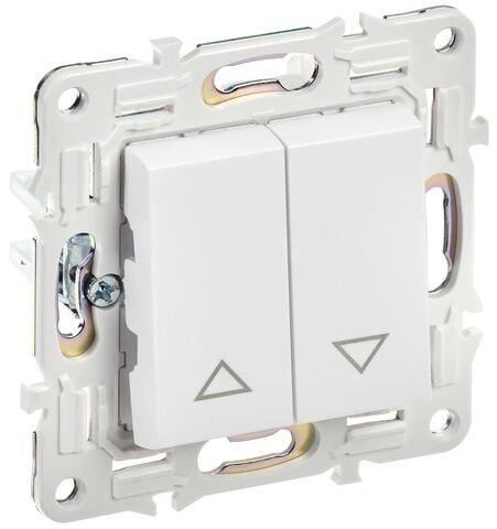 SKANDY Выключ. жалюзи 10А SK-V12W арк. бел. IEK