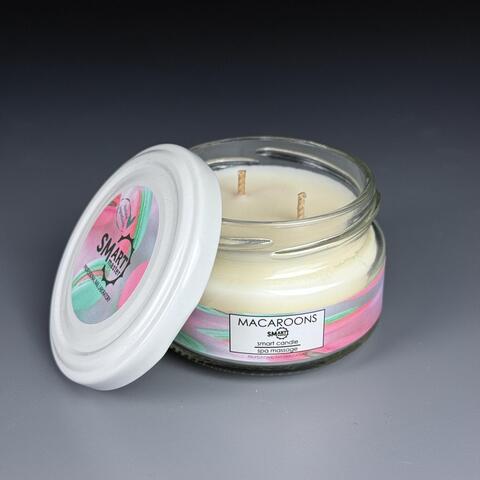 SMART Умная свеча для ухода за кожей макарун 100 мл