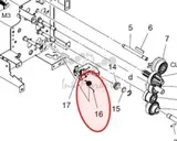 Konica Minolta Torsion coil spring original A161258501