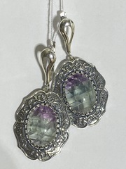 Любава (серьги  из серебра)