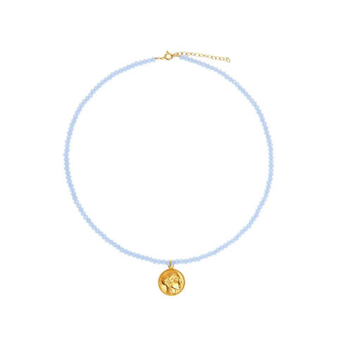 Athena Baby Blue Necklace