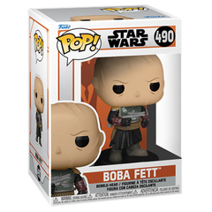 Фигурка Funko POP! Bobble Star Wars Mandalorian Boba Fett w/o Helmet (Exc) 58288