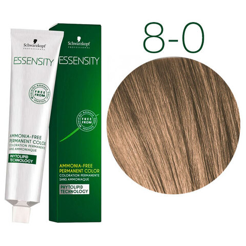 Schwarzkopf Professional Essensity 8-0 (Светлый русый натуральный) - Безаммиачный краситель для волос