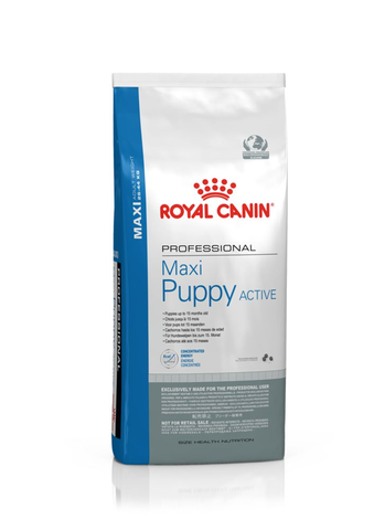 20 кг. Royal Canin Сухой корм Maxi Puppy Active для щенков до 15 месяцев с высокими энергетическими потребностями
