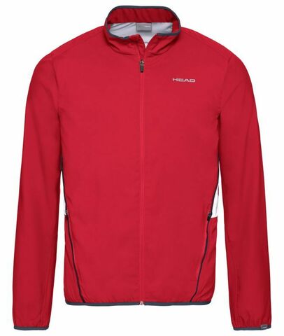 Детская теннисная толстовка Head Club Jacket - red