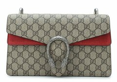 Сумка Gucci Dionysus GG Supreme Small бежевый/красный