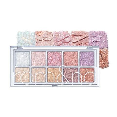 Большая палетка теней для век Rom&Nd Better Than Palette 00 Light & Glitter Garden