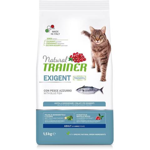 Trainer Natural Exigent сухой корм для привередливых кошек (с океанической рыбой) 1,5кг