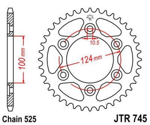Звезда ведомая JTR745 39