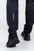 Премиальный костюм для лыж и зимнего бега Nordski Hybrid Hood Warm 2.0 Black-Grey