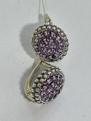 Палау (серьги из серебра)
