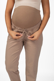 Брюки для беременных 16331 мокко