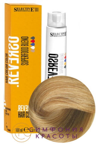 Крем-краска без аммиака Reverso Hair Color 9.3 Очень светлый блондин золотистый Selective, 100 мл