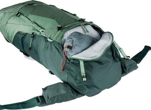 Картинка рюкзак туристический Deuter Aircontact Lite 60+10 SL aloe-forest - 4