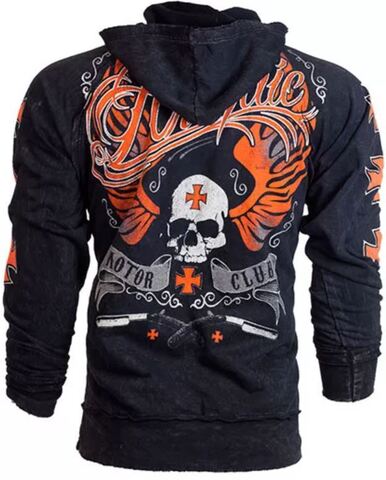 Archaic | Худи мужское Rebel Killer AM1999 от Affliction сзади