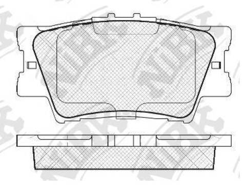 Колодки NiBK PN1522