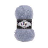 Пряжа Alize Mohair Classic New 51 серо-голубой