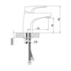 Lemark LM4306CUT Смеситель Lemark Shift LM4306CUT для раковины монолитный, в разрезе, хром