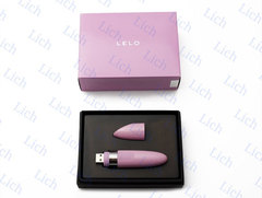 Лиловый вибратор Mia Petal Pink с зарядкой от USB (LELO)