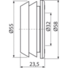 Подсоединение 60/32, арт. Z0026-ND AlcaPlast