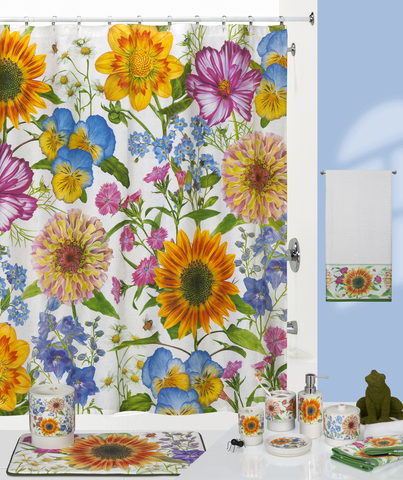 Коврик для ванной 53х86 Creative Bath Perennial R1255MULT