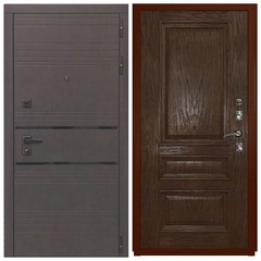 Купить Входная дверь L 43 - Фараон 2 шпон мореный дуб