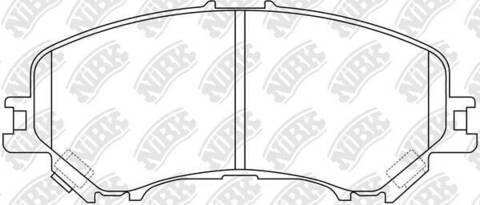 Колодки NiBK PN2804