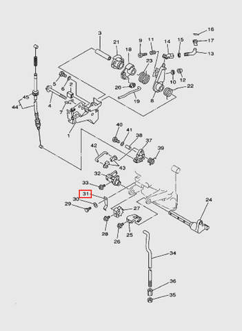 Пружина  для лодочного мотора T15, OTH 9,9 SEA-PRO