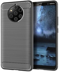 Чехол на Nokia 9 PureView цвет Gray (серый), серия Carbon от Caseport