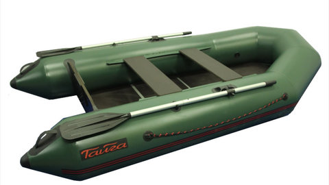 Надувная лодка Лидер Тайга-270 New (зеленая)