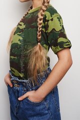 Купить детскую футболку флора зеленая - Магазин тельняшек.ру 8-800-700-93-18Футболка детская камуфлированная 