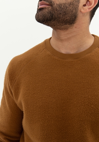 Свитшот Bowery NYC реверсный однотонный Toffee