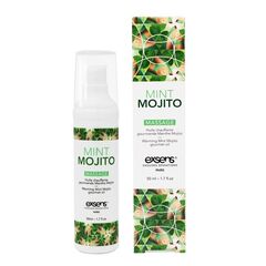 Разогревающее массажное масло с ароматом мохито Gourmet Mint Mojito - 50 мл. - 